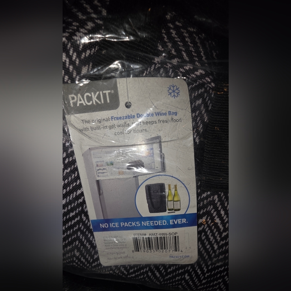 PackIt Freezeable Double Wine Bag NEW